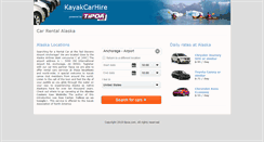 Desktop Screenshot of kayakcarhire.com